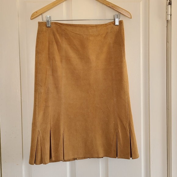 DANIER - Suede leather skirt - Picture 10 of 14